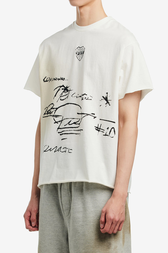 AUTOGRAPHED RAW EDGE T-SHIRT - WORKSOUT WORLDWIDE