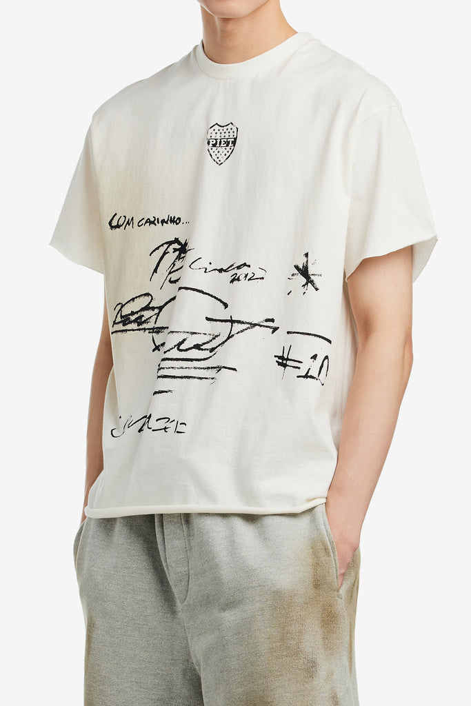 AUTOGRAPHED RAW EDGE T-SHIRT - WORKSOUT WORLDWIDE