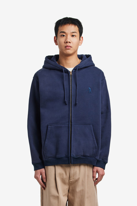 SOLID WORKERS ZIP HOOD
