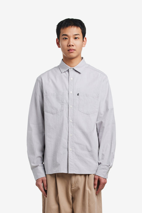WORKERS SRIPE SHIRT LONG-SLEEVE
