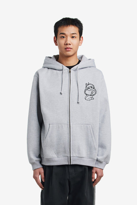 WEBBED BED ZIP HOODIE