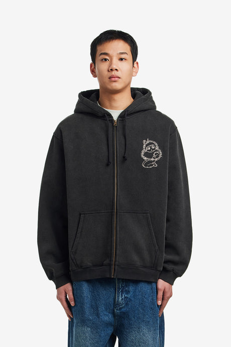 WEBBED BED ZIP HOODIE