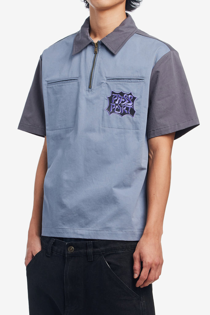 GLYPH PACKERS 1/4 ZIP SHIRT - WORKSOUT WORLDWIDE