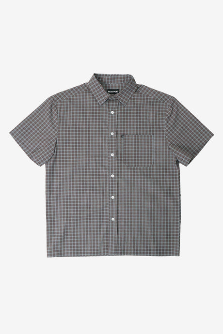 WORKERS CHECK SHIRT SHORT-SLEEVE