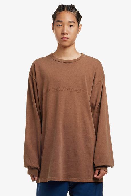 PABLO CANO BROWN LOOSE LS TSHIRT