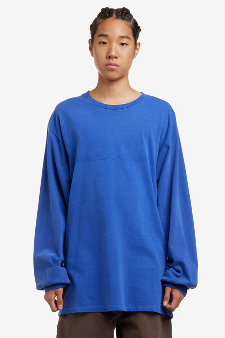PABLO CANO N.BLUE LOOSE LS TSHIRT