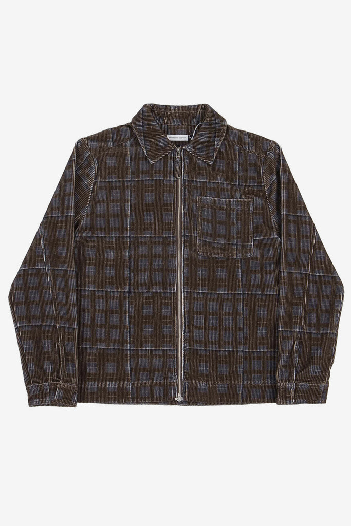 POP X GILLES DE BROCK CHECK SHIRT JACKET - WORKSOUT WORLDWIDE