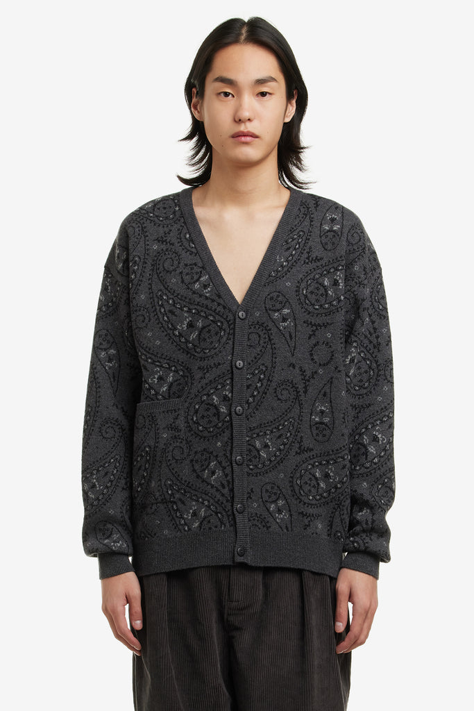 PAISLEY KNITTED CARDIGAN - WORKSOUT WORLDWIDE