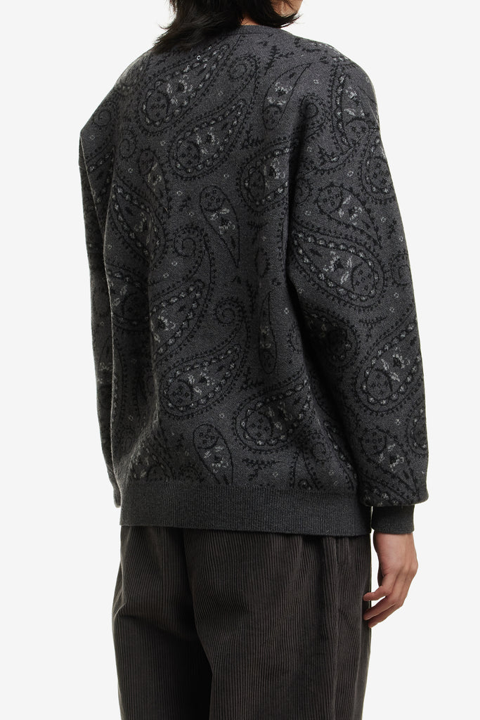 PAISLEY KNITTED CARDIGAN - WORKSOUT WORLDWIDE