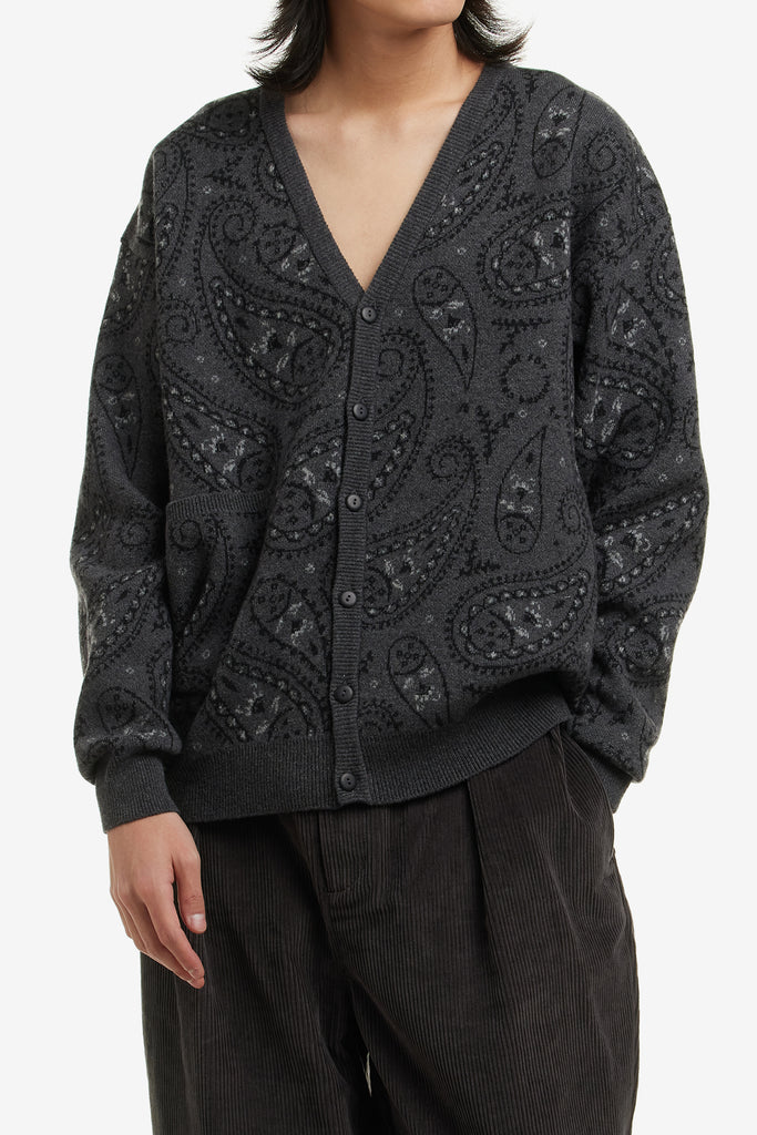 PAISLEY KNITTED CARDIGAN - WORKSOUT WORLDWIDE