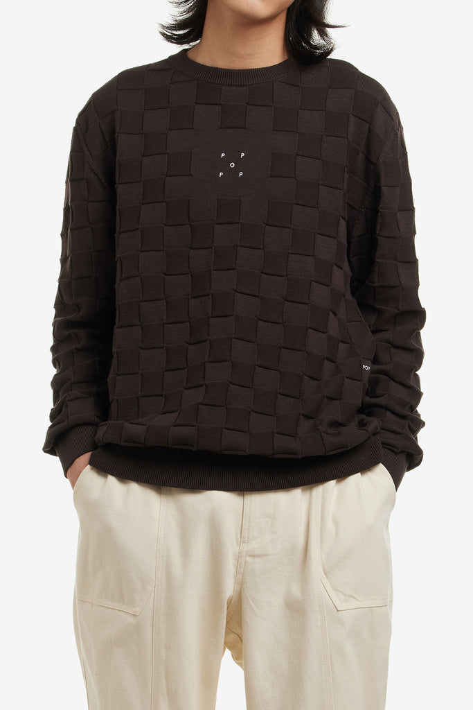 CHECKED PANEL KNIT - WORKSOUT WORLDWIDE