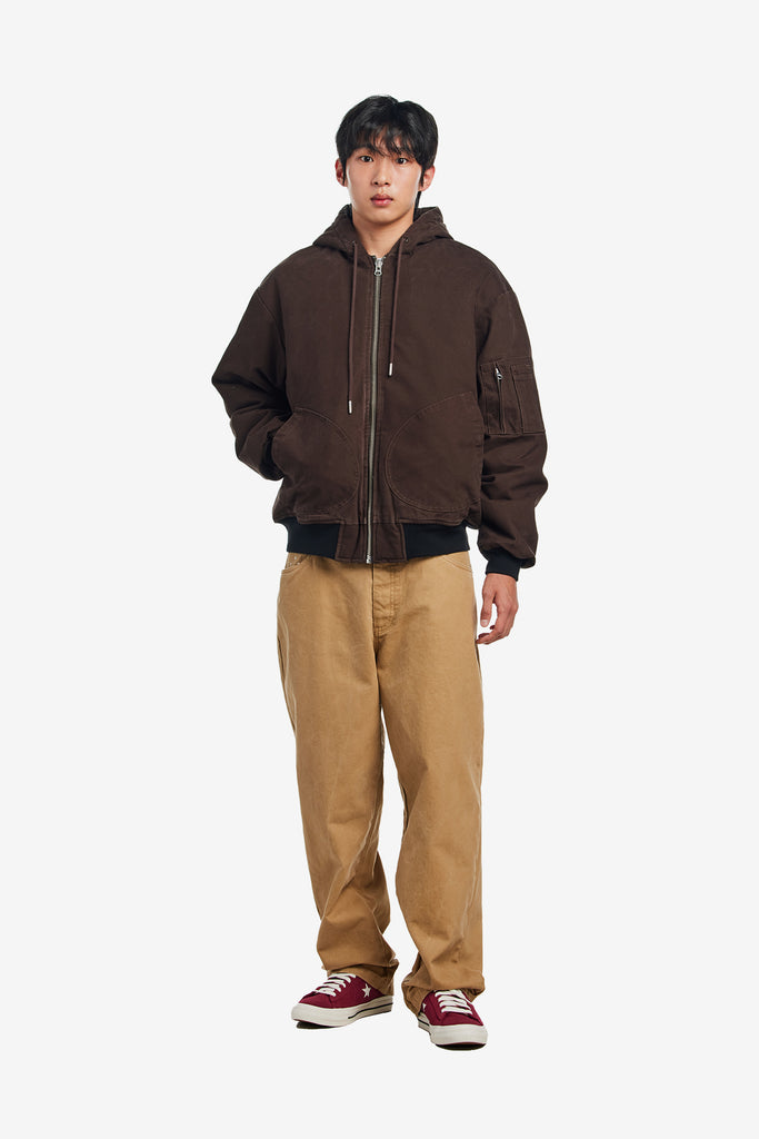 HOODED FLIGHT JACKET - WORKSOUT WORLDWIDE