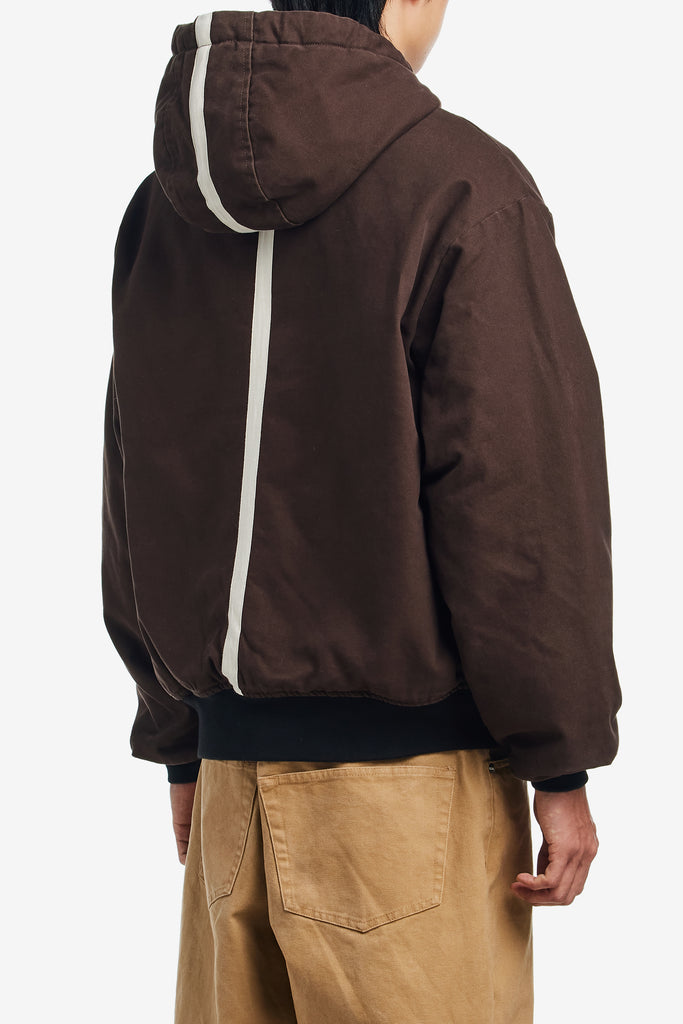 HOODED FLIGHT JACKET - WORKSOUT WORLDWIDE