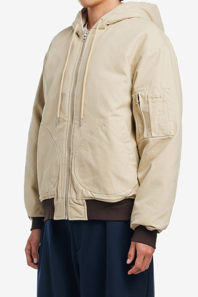 HOODED FLIGHT JACKET - WORKSOUT WORLDWIDE