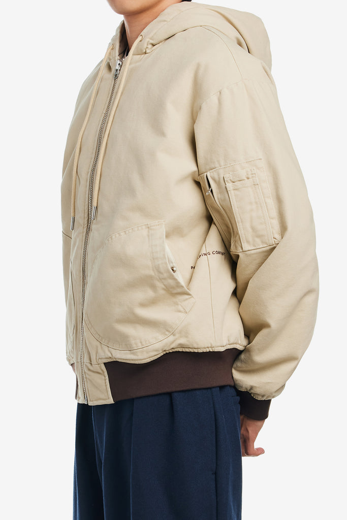 HOODED FLIGHT JACKET - WORKSOUT WORLDWIDE