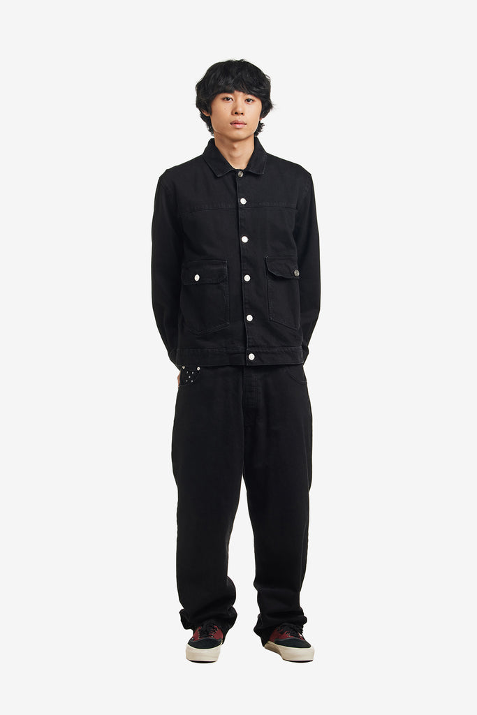 FULL BUTTON DENIM JACKET - WORKSOUT WORLDWIDE