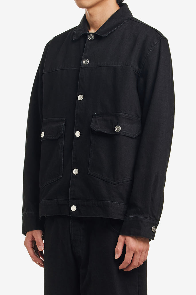 FULL BUTTON DENIM JACKET - WORKSOUT WORLDWIDE