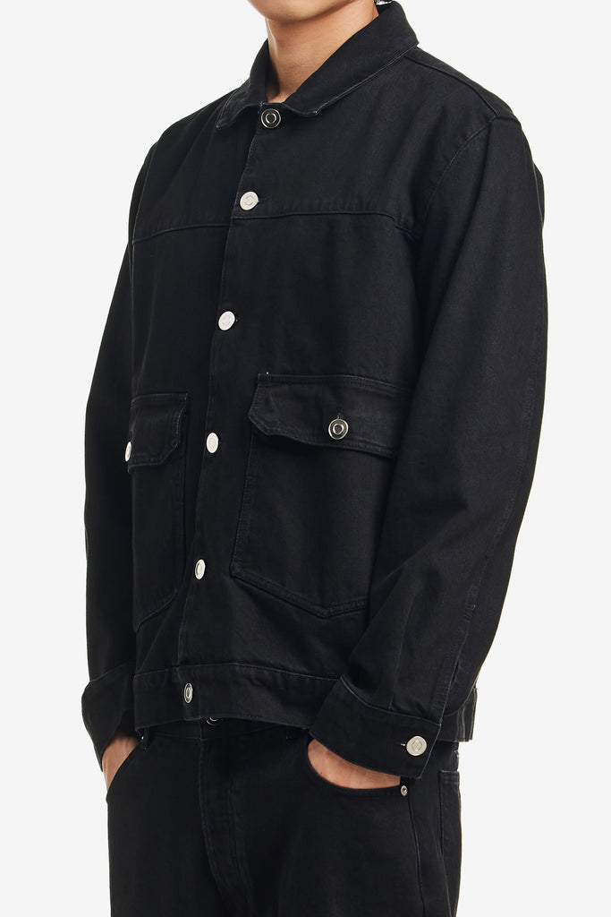 FULL BUTTON DENIM JACKET - WORKSOUT WORLDWIDE
