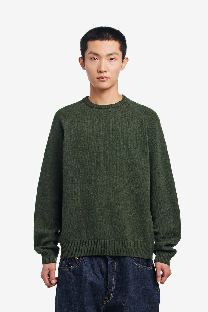 KNITTED ELBOW CREWNECK - WORKSOUT WORLDWIDE