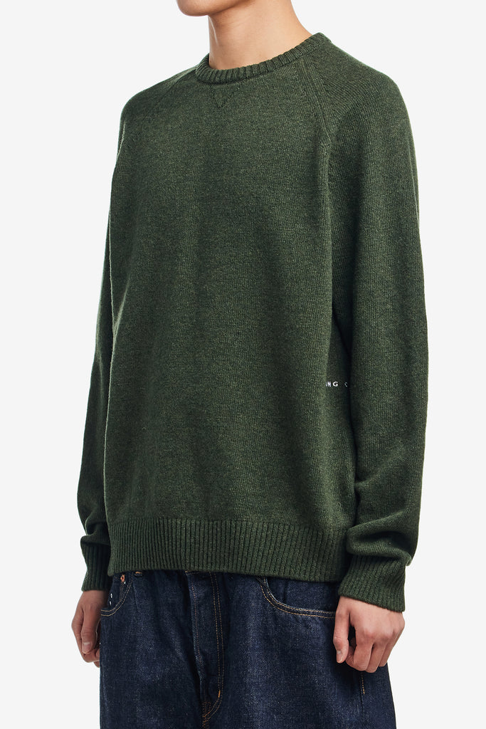 KNITTED ELBOW CREWNECK - WORKSOUT WORLDWIDE