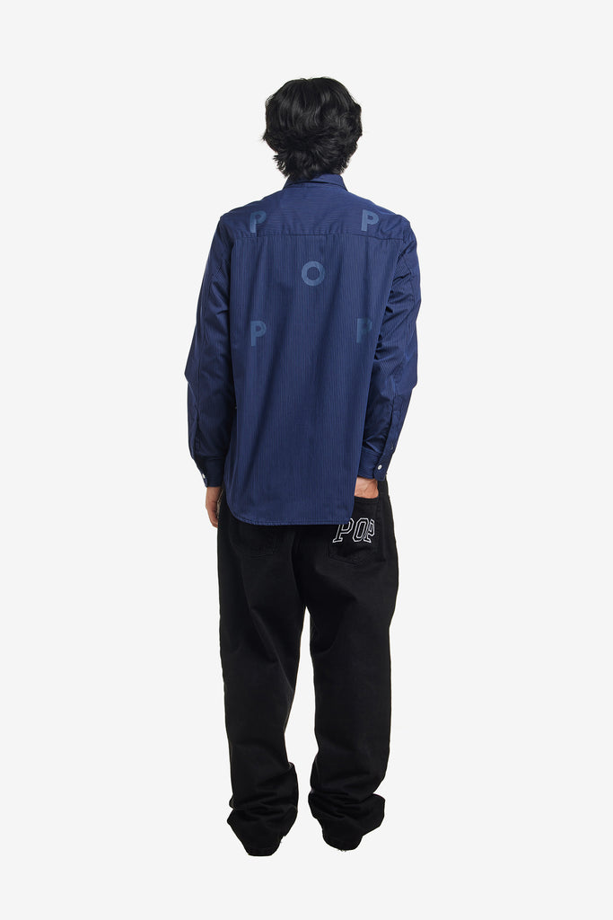 STRIPED LOGO SHIRT - WORKSOUT WORLDWIDE