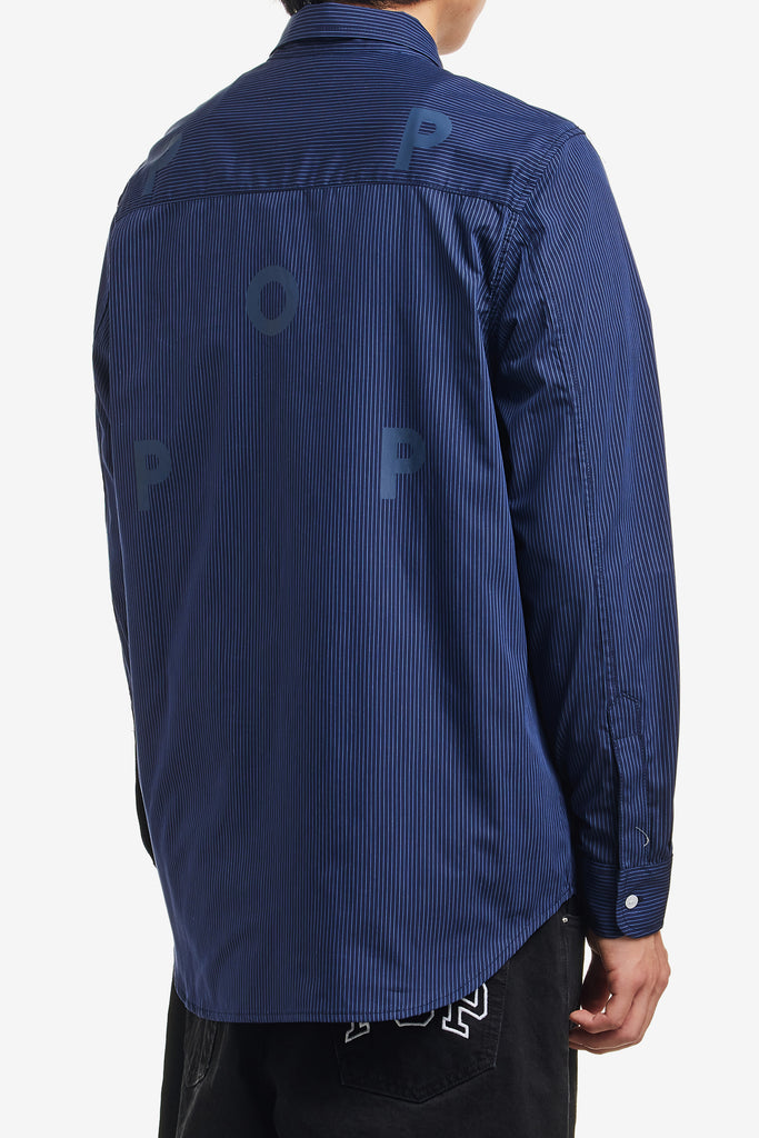 STRIPED LOGO SHIRT - WORKSOUT WORLDWIDE