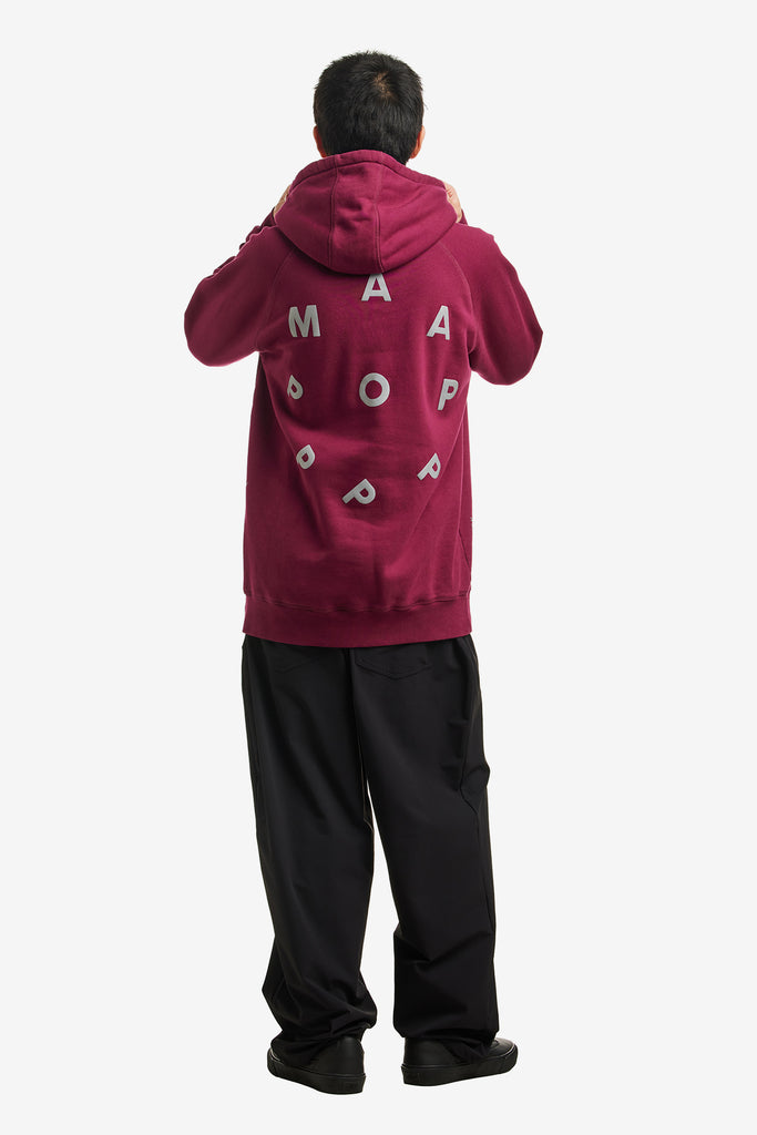 ZIP LOGO HOODED SWEAT - WORKSOUT WORLDWIDE