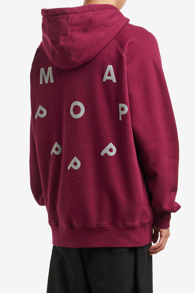 ZIP LOGO HOODED SWEAT - WORKSOUT WORLDWIDE