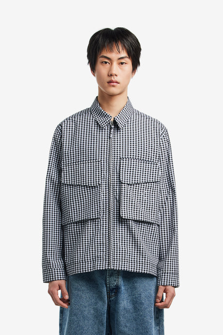GINGHAM BOXER OVERSHIRT