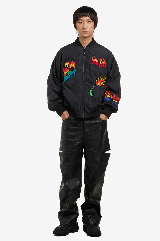 ENGULFED REVERSIBLE BOMBER JACKET - WORKSOUT WORLDWIDE