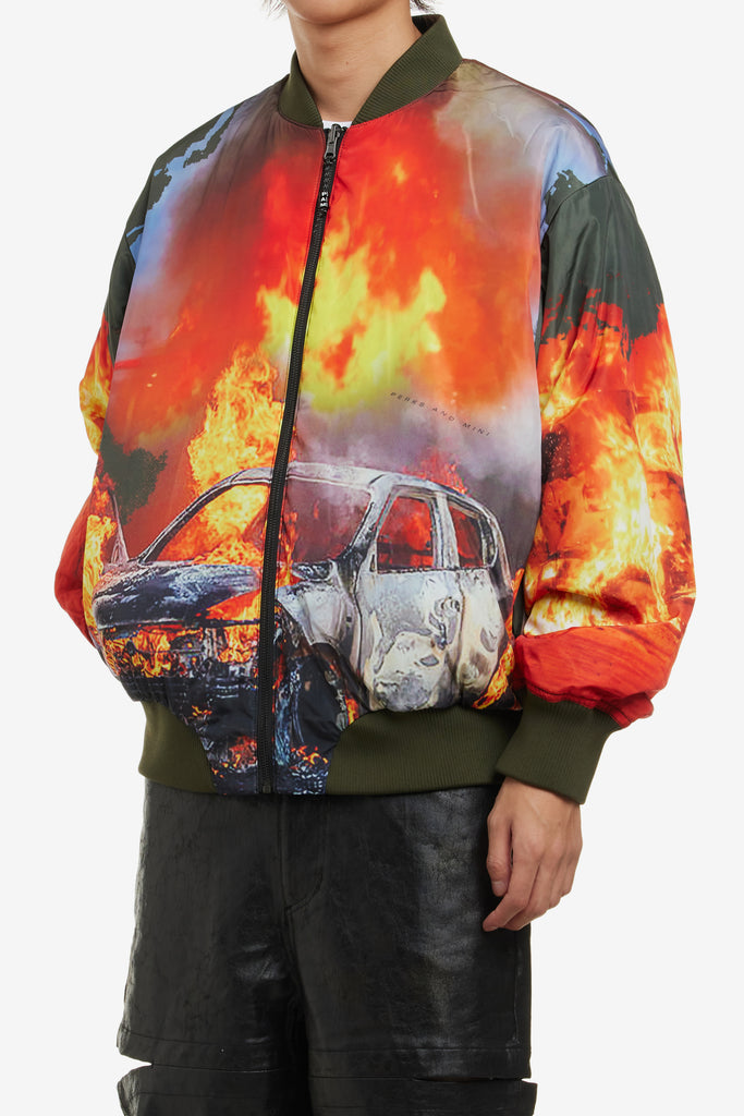 ENGULFED REVERSIBLE BOMBER JACKET - WORKSOUT WORLDWIDE