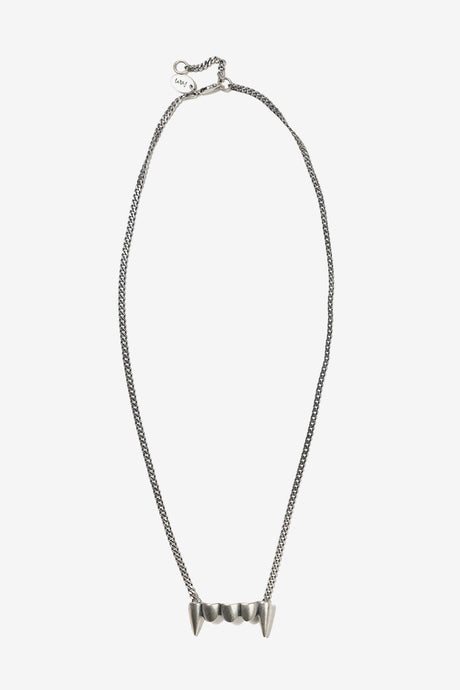 ANGZ NECKLACE OXIDISED SILVER CPL