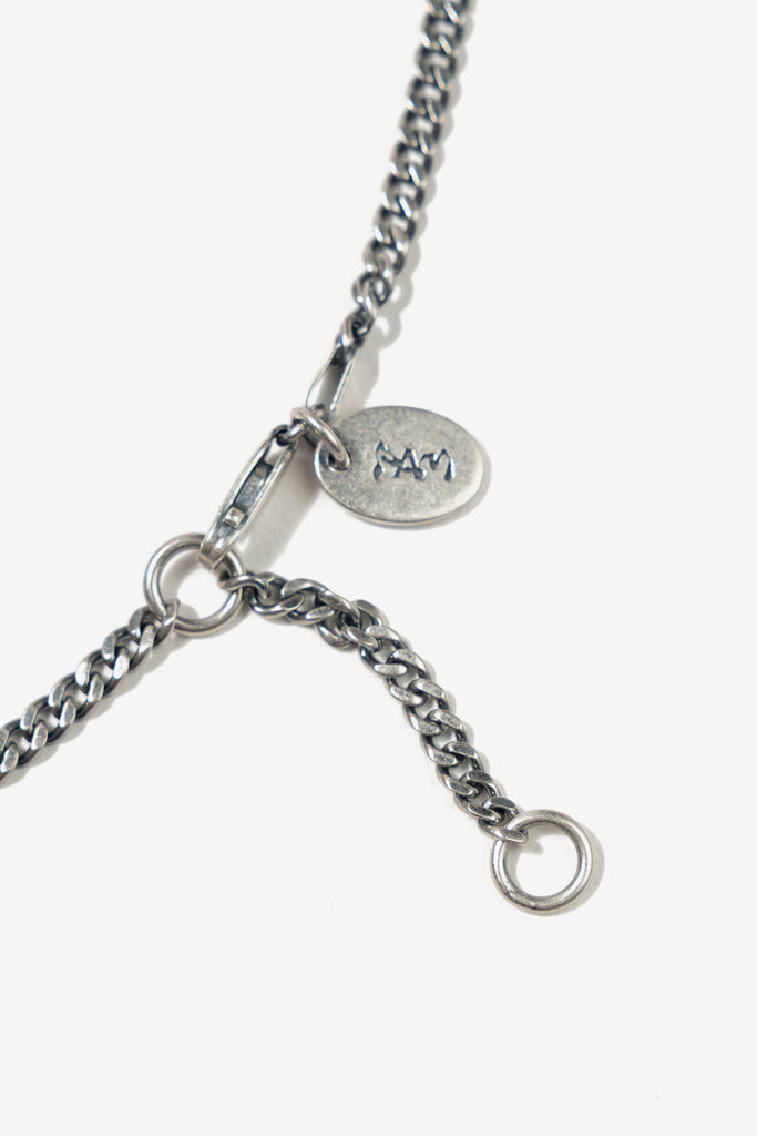 ANGZ NECKLACE OXIDISED SILVER CPL - WORKSOUT WORLDWIDE