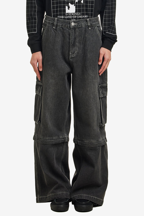 RATCHET WIDE LEG JEANS
