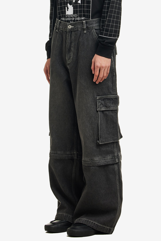 RATCHET WIDE LEG JEANS - WORKSOUT WORLDWIDE