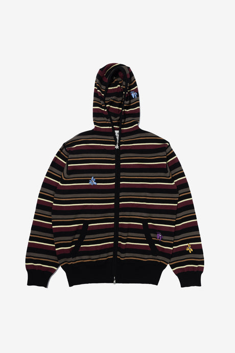 NAMES GO BY HOODED ZIP THRU KNIT