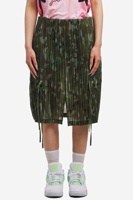 OAKLEAF PLEATED SKIRT