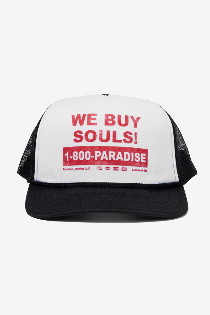 WE BUY SOULS TRUCKER HAT - WORKSOUT WORLDWIDE
