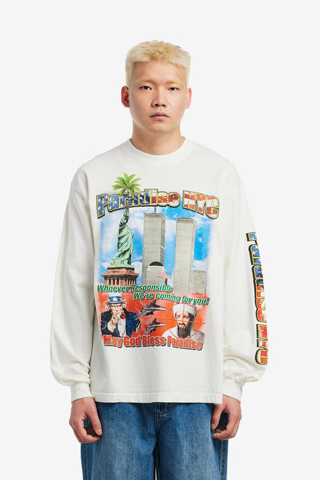 GOD BLESS PARADISE LS TEE