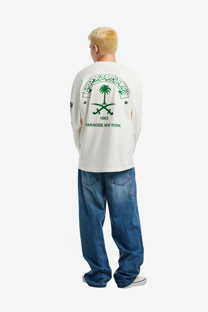 GOD BLESS PARADISE LS TEE - WORKSOUT WORLDWIDE