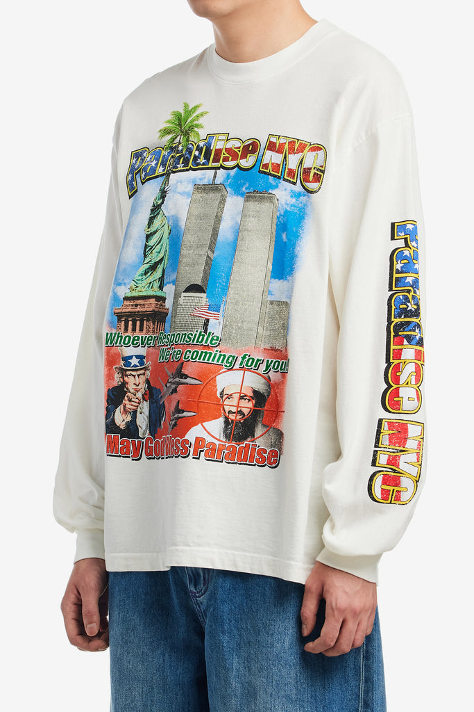 GOD BLESS PARADISE LS TEE - WORKSOUT WORLDWIDE