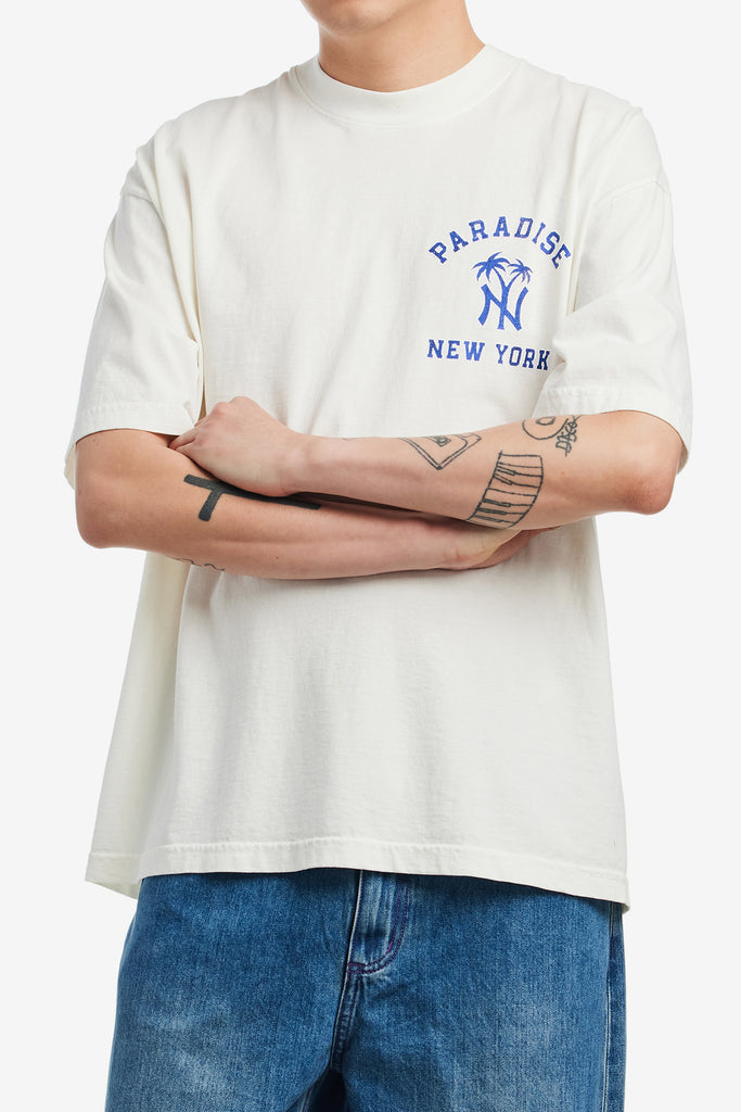 NY PALM LOGO SS TEE - WORKSOUT WORLDWIDE
