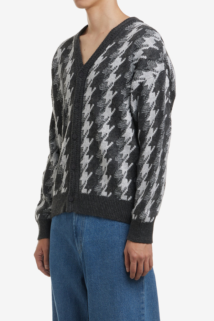 LOUIS CARDIGAN HOUNDSTOOTH - WORKSOUT WORLDWIDE