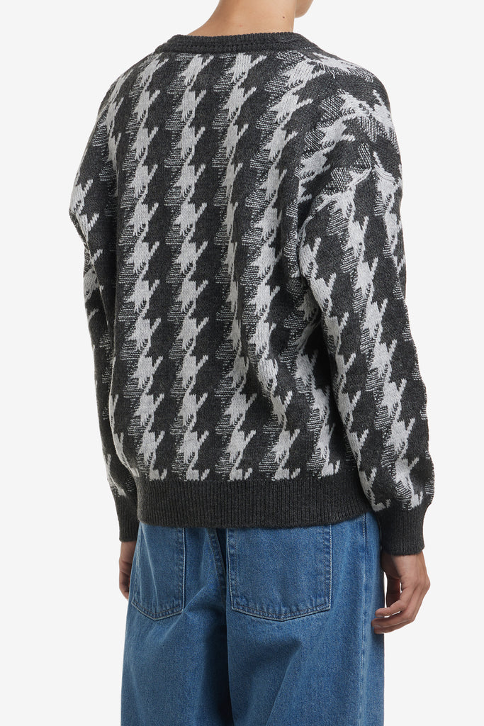 LOUIS CARDIGAN HOUNDSTOOTH - WORKSOUT WORLDWIDE