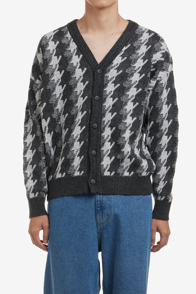 LOUIS CARDIGAN HOUNDSTOOTH - WORKSOUT WORLDWIDE