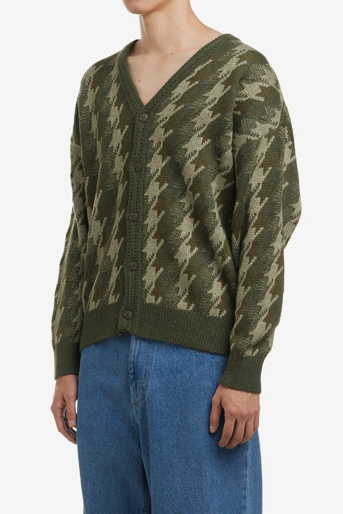 LOUIS CARDIGAN HOUNDSTOOTH - WORKSOUT WORLDWIDE