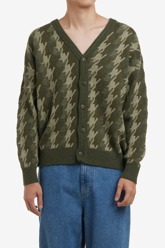 LOUIS CARDIGAN HOUNDSTOOTH - WORKSOUT WORLDWIDE