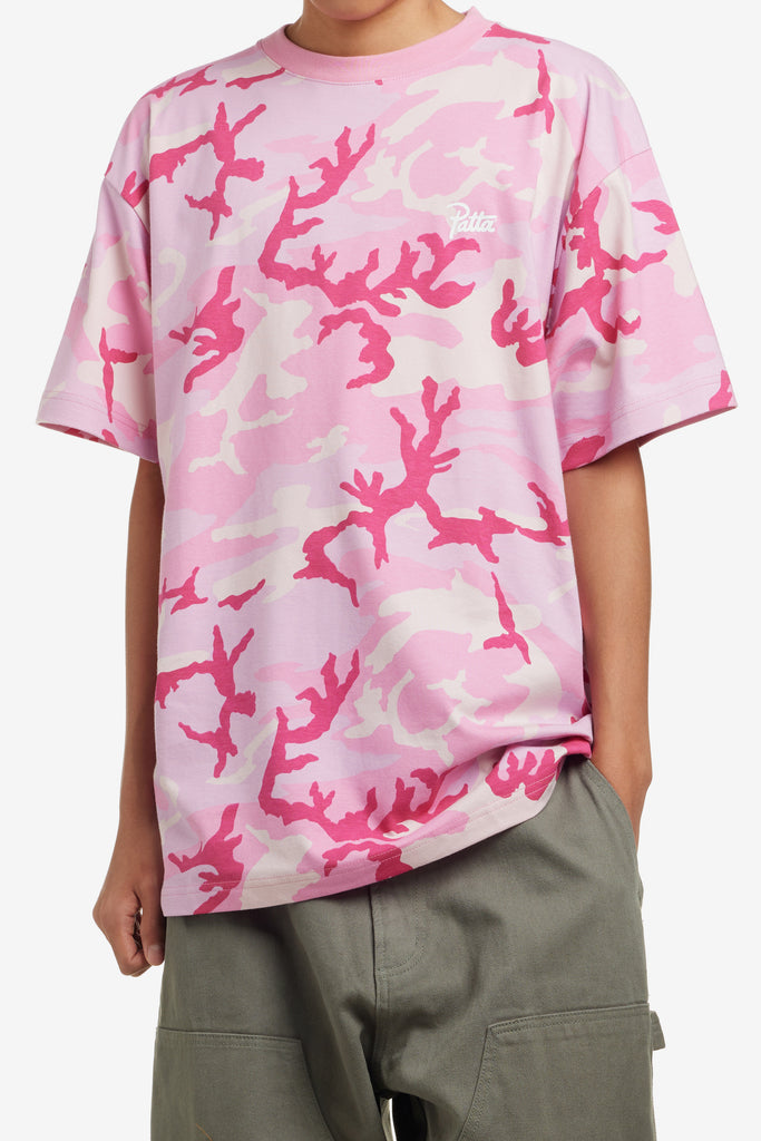 BASIC CAMO SCRIPT LOGO T-SHIRT - WORKSOUT WORLDWIDE