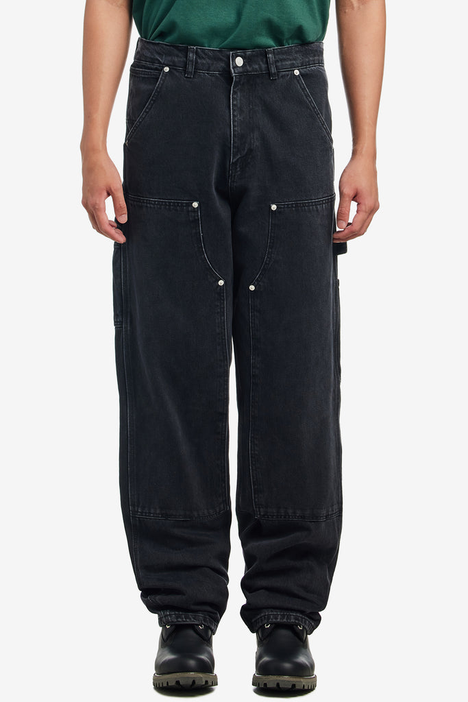 DOUBLE KNEE CARTOON DENIM PANTS - WORKSOUT WORLDWIDE