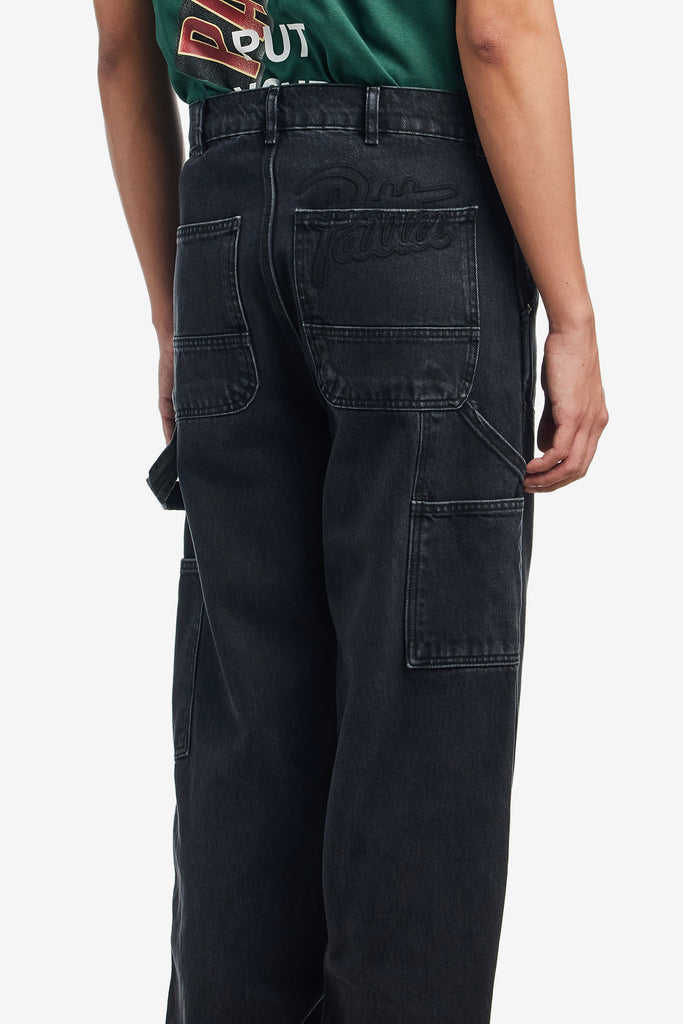 DOUBLE KNEE CARTOON DENIM PANTS - WORKSOUT WORLDWIDE